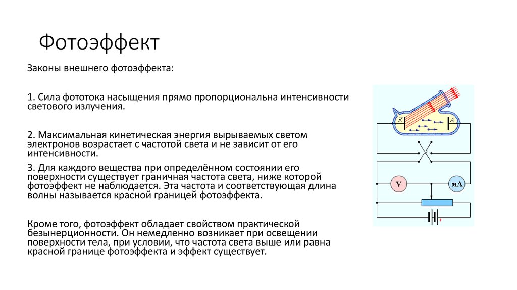 Квантовая природа света презентация