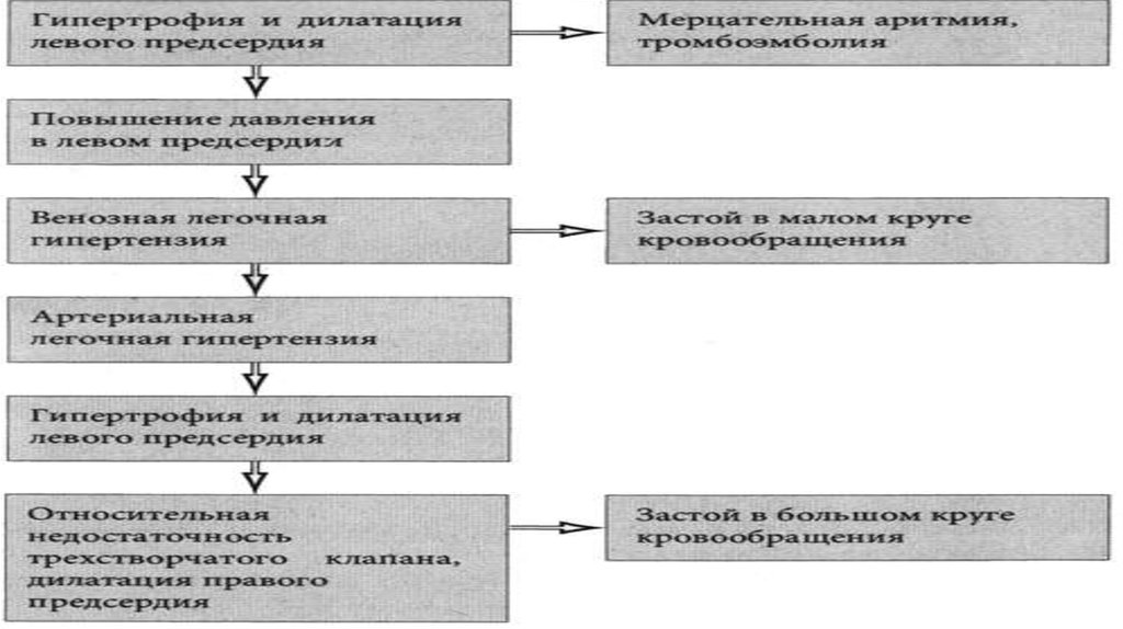 Аускультативная картина митральной недостаточности тест с ответами