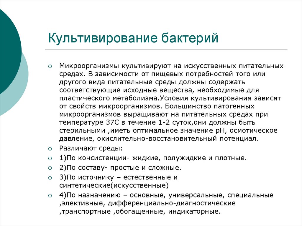 Культивирование. Культивирование бактерий.презентация. Микроорганизмы культивируют на искусственных питательных средах.. На искусственных питательных средах культивируют. Питательные среды для культивирования микроорганизмов.