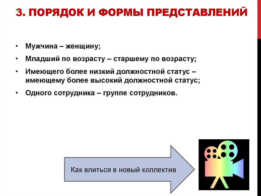 Формы представления презентации