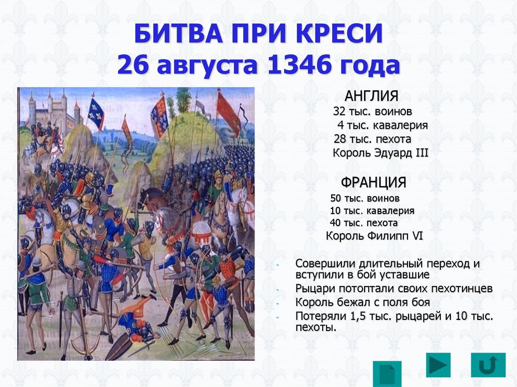 Битва при кресе. Битва при Креси 1346. Битва при Креси 1346 картина.