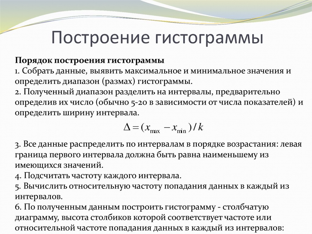 Группировка данных гистограмма 7 класс вероятность и статистика презентация