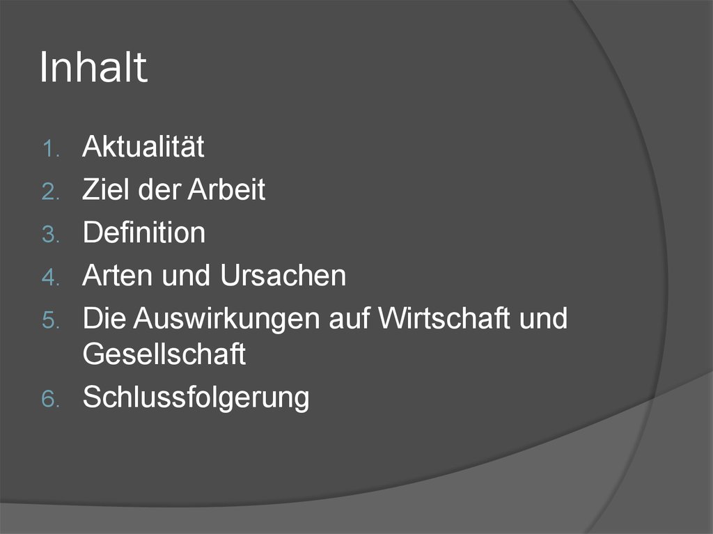 Inhalt