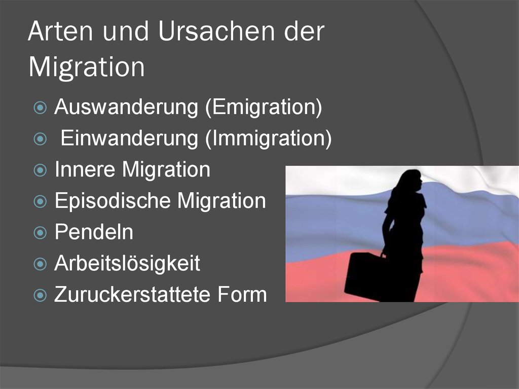 Migration Und Ihre Positive Und Negative Wirkung Auf Wirtschaftliche Und Soziale Seiten Des Lebens Online Presentation