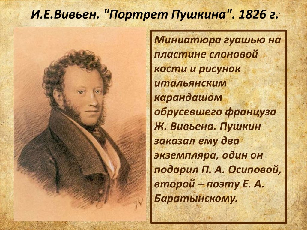 Пушкин в изобразительном искусстве презентация