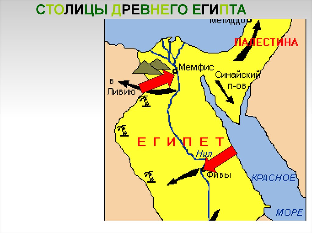 Фивы египет карта