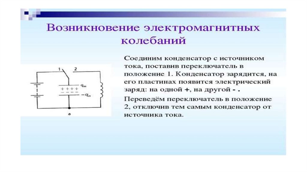 9 класс колебательный контур презентация