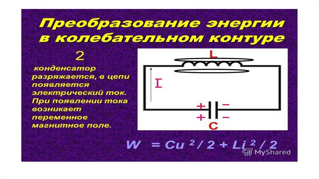 9 класс колебательный контур презентация