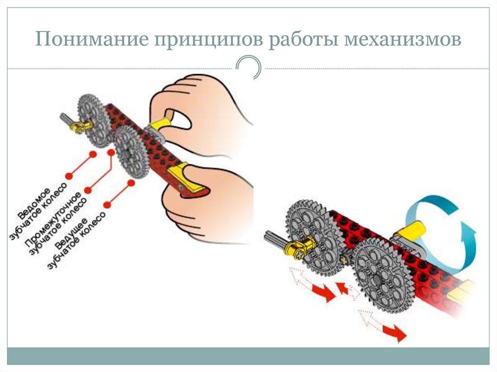 Понимание принцип. Понять принцип работы. Механизм работы. Делени понять принцип действия. Зубчатое колесо простые механизмы а4.