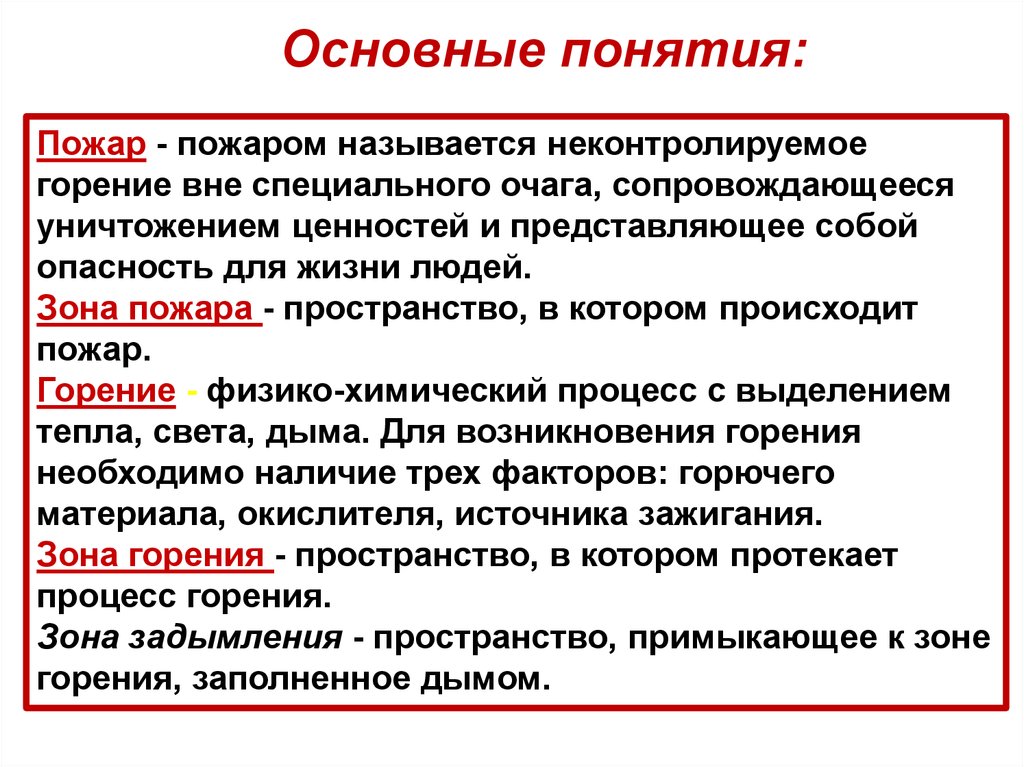 Определение понятию пожар. Основные понятия пожара. Основные понятия пожара и определение. Термин пожар. Определение понятия пожар.