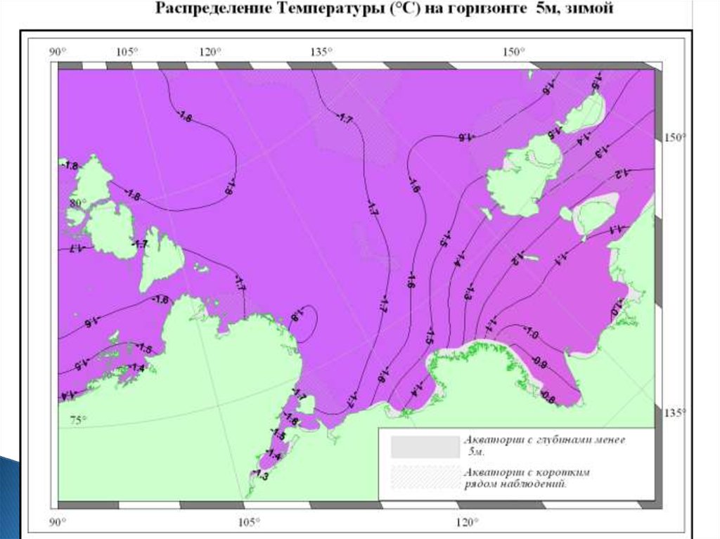 Восточно сибирское море глубина