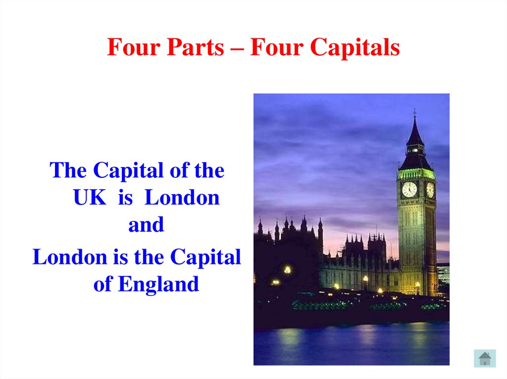 Four Parts – Four Capitals