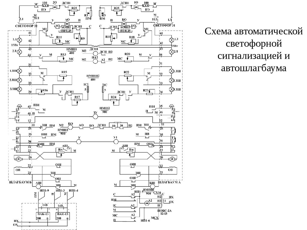 Схема увязки с автоблокировкой