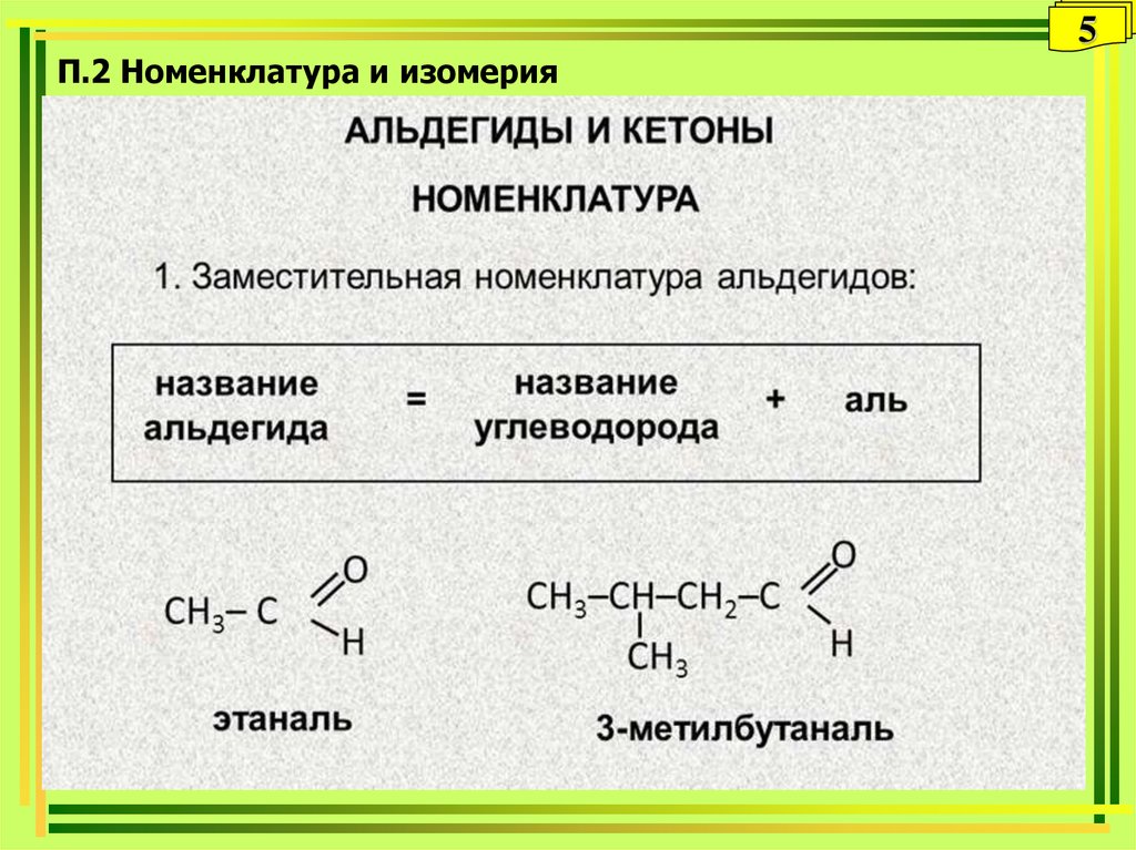 Цвет кетонов