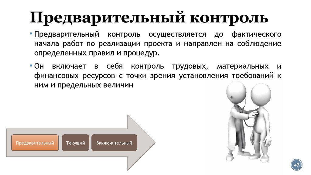 Органы осуществляющие предварительный контроль