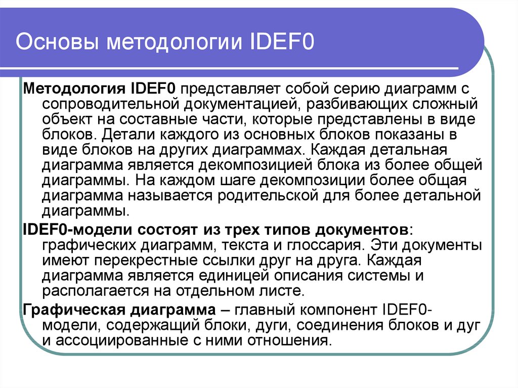 Основы методологии IDEF0