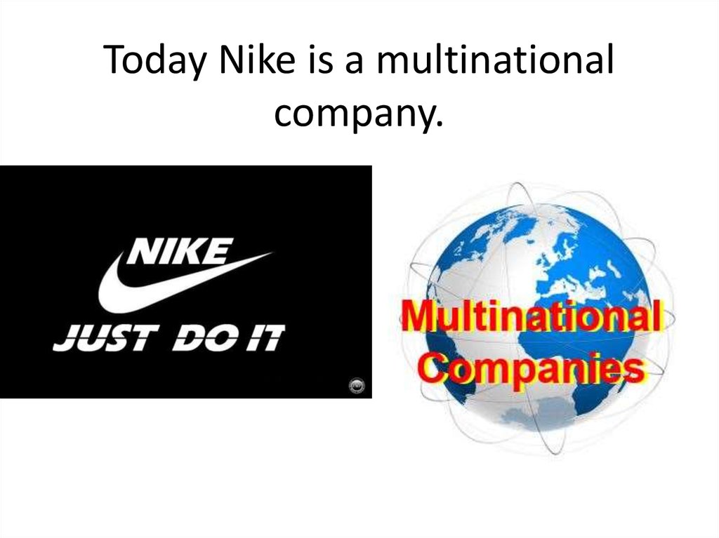 nike multinational company