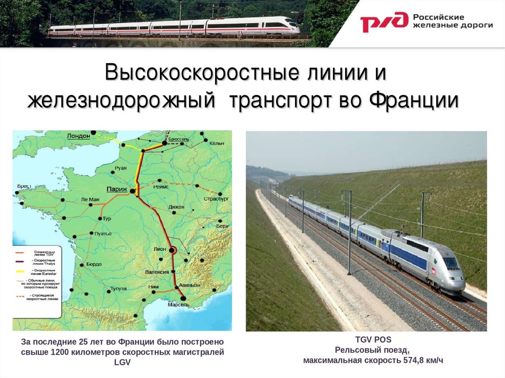 Высокоскоростные дороги в россии