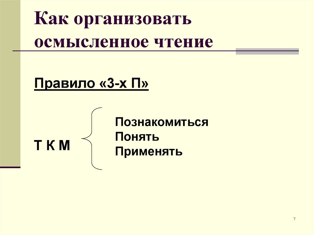 Осмысленное чтение презентация