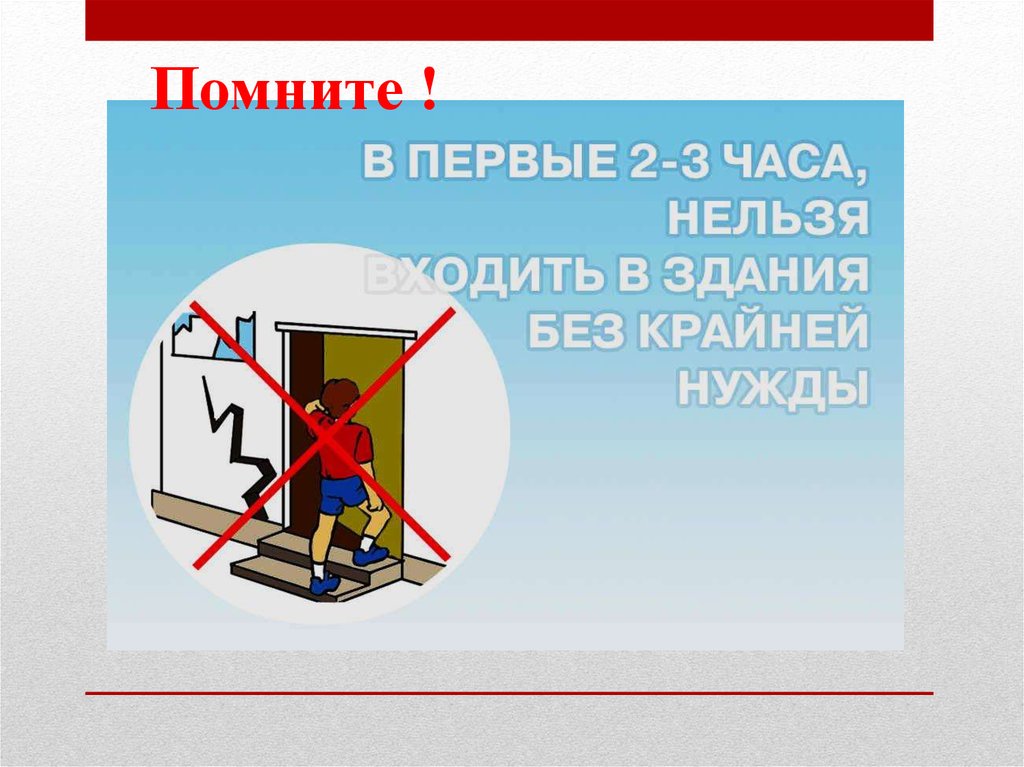 Правила поведения при землетрясении картинки