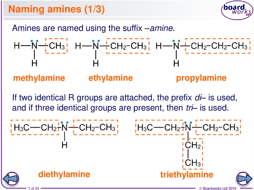 Naming amines (1/3)