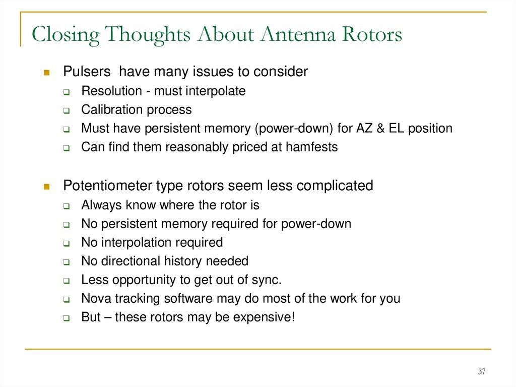 Closing Thoughts About Antenna Rotors