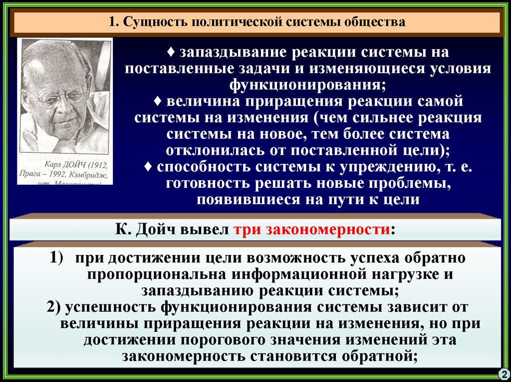 Государственно политическая модель