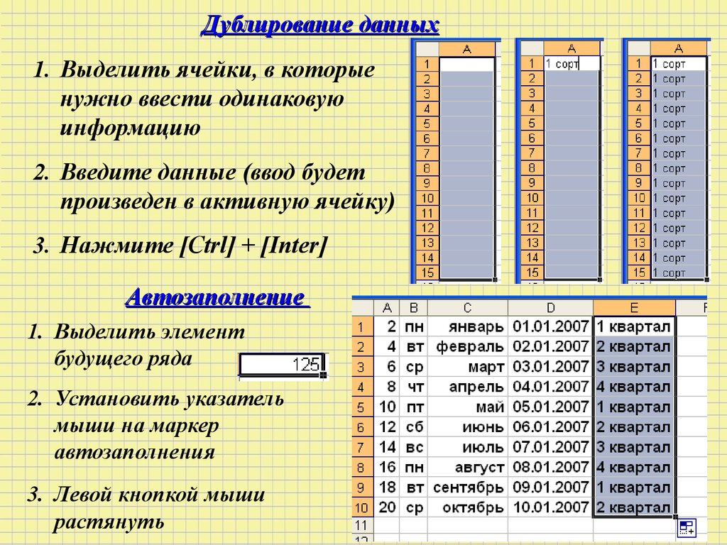 Скопировать таблицу в презентацию