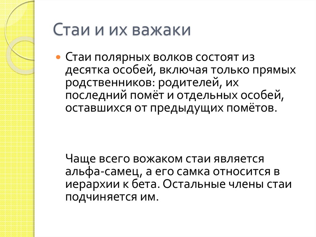 Проект на тему вожак стаи или лидер группы