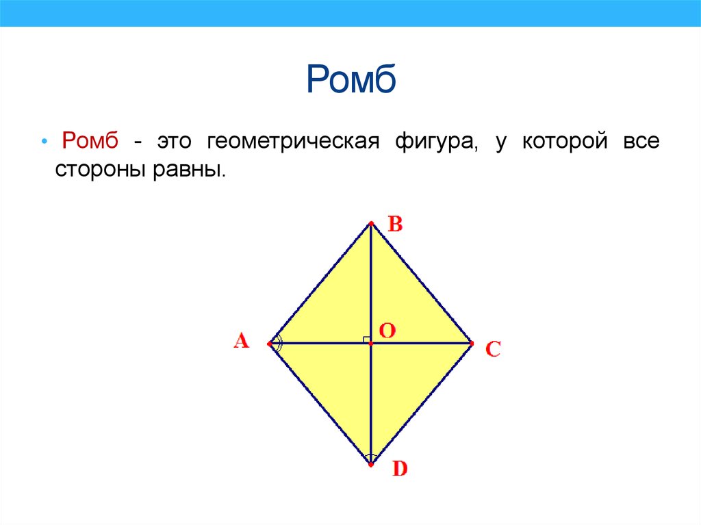 Ромб равен. Ромб. Стороны ромба. Стороны ромба равны. Ромб геометрия.