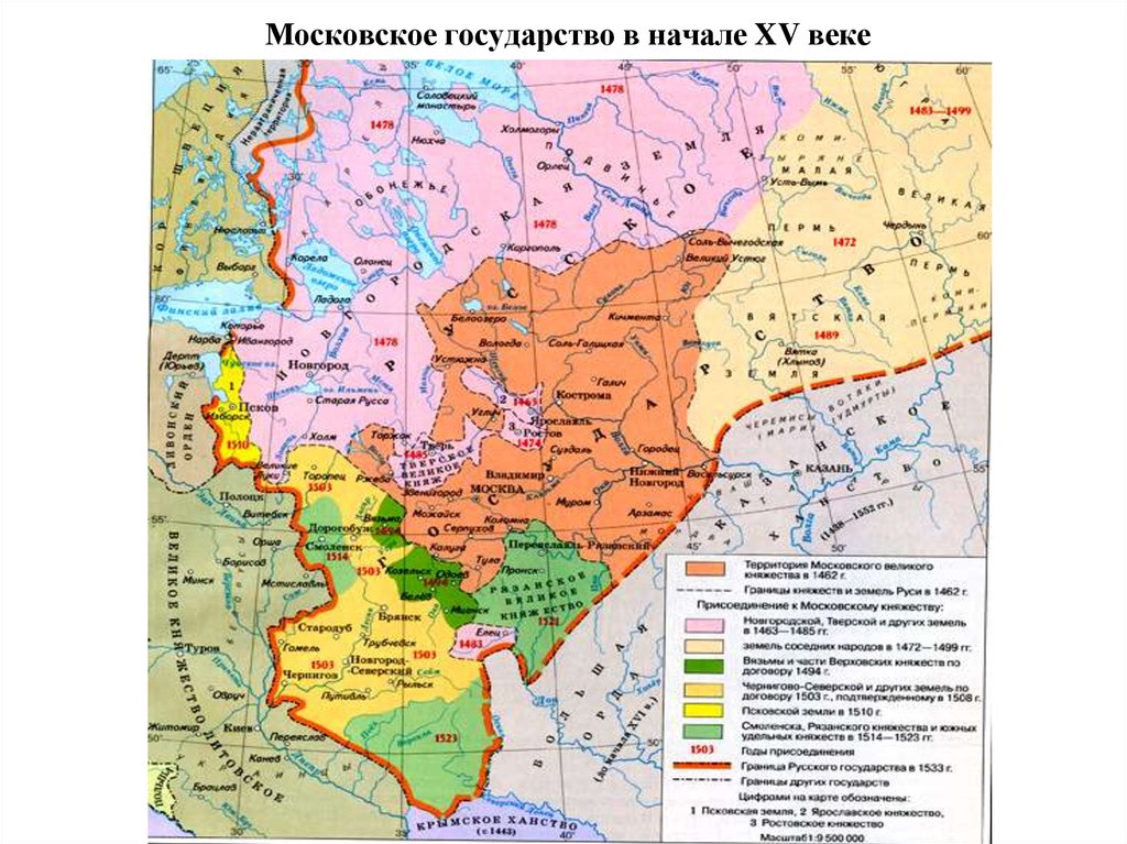 Московское государство в начале XV веке