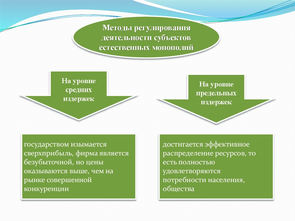 Курсовая работа: Государственное регулирование естественных монополий в современной экономике России