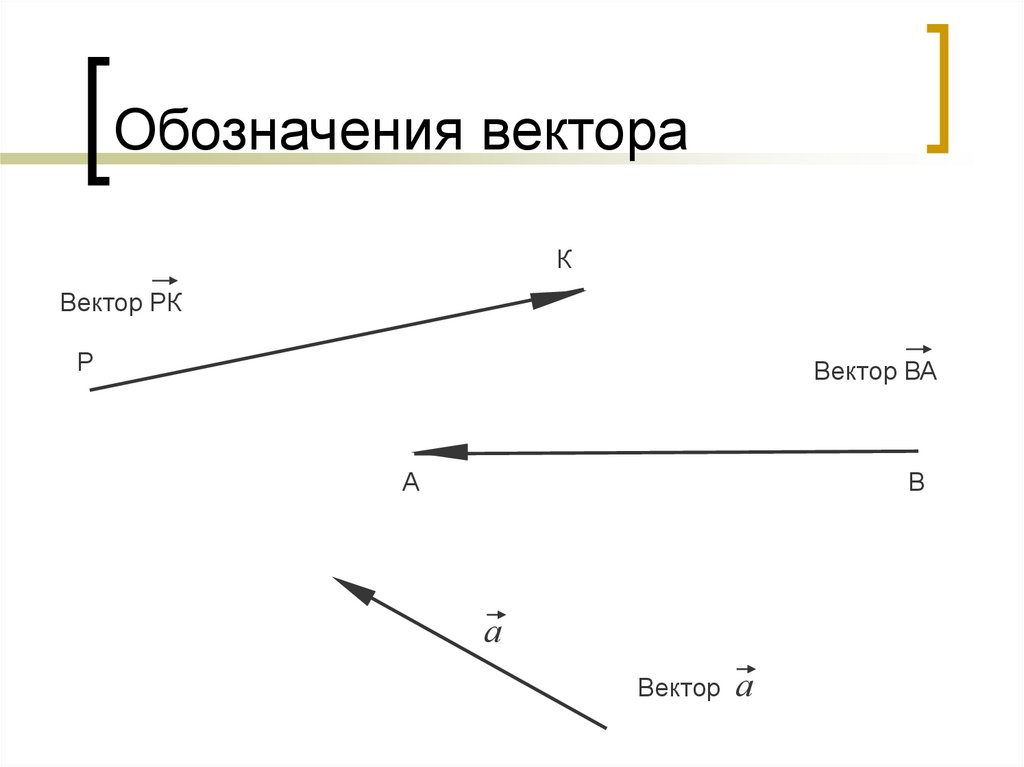 Вектор направленных действий