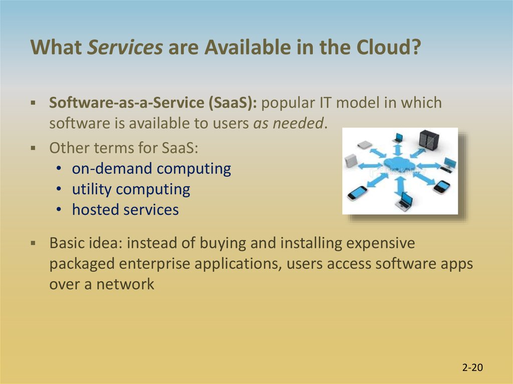 What Services are Available in the Cloud?