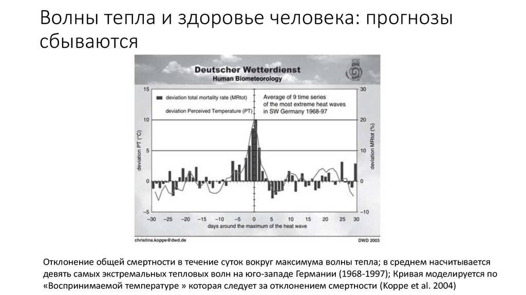 Волны тепла и здоровье человека: прогнозы сбываются