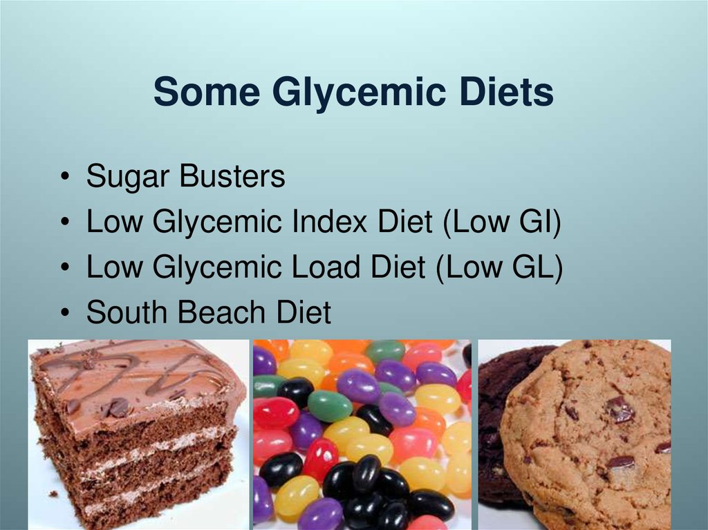 Some Glycemic Diets