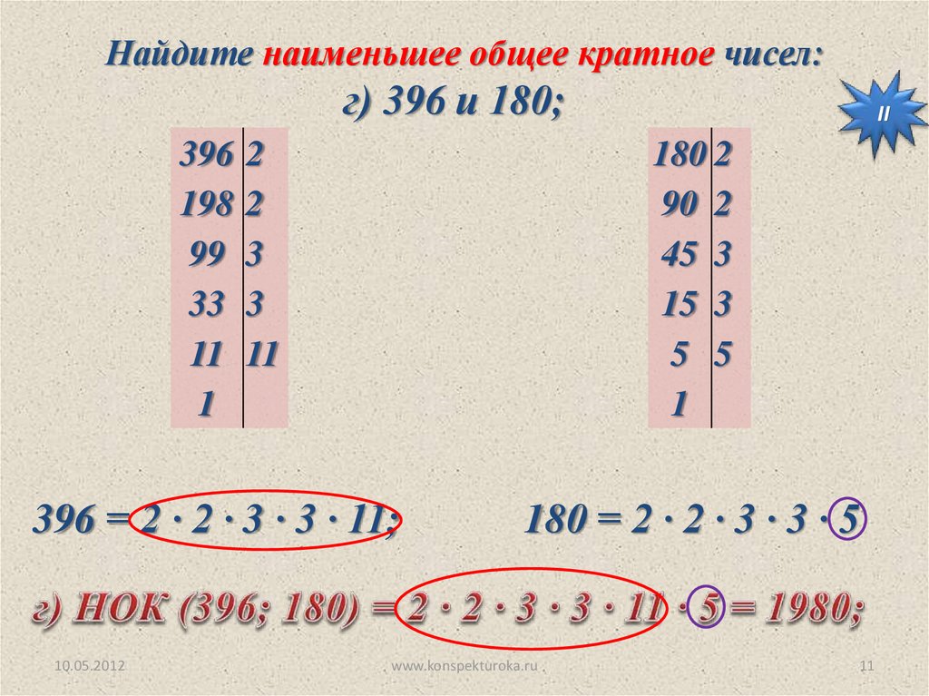 Например нок. Наименьшее общее кратное чисел 396 и 180. Как найти кратное двух чисел. Как находится наименьшее общее кратное чисел. Как найти наименьшее общее кратное 2 чисел.