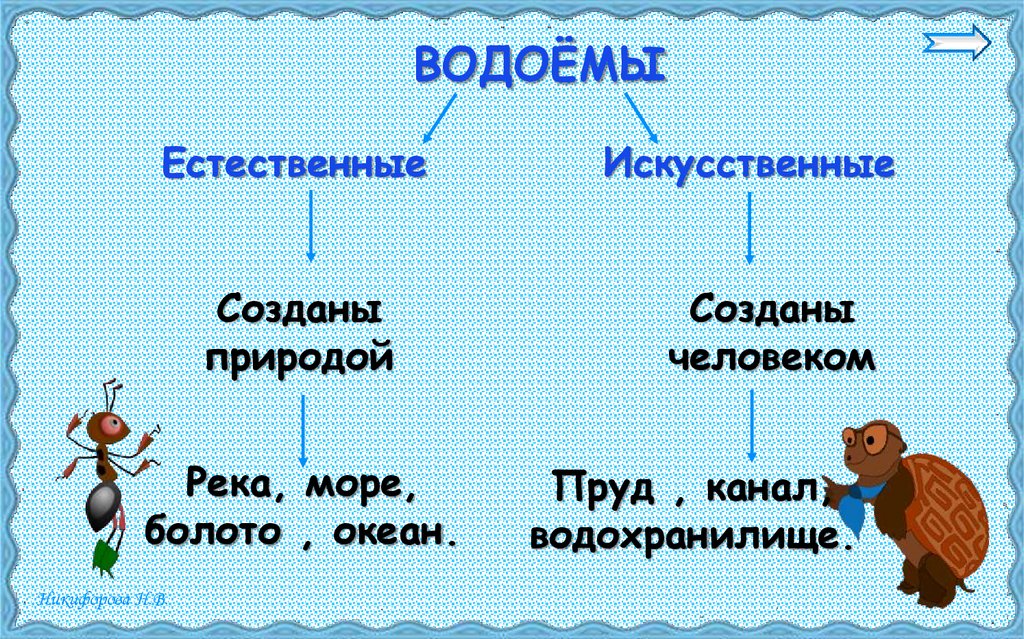 Схема водных богатств в природе и жизни человека схема