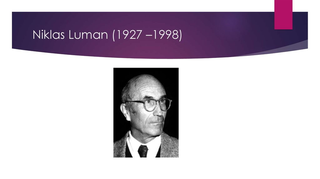 Niklas Luman (1927 –1998)