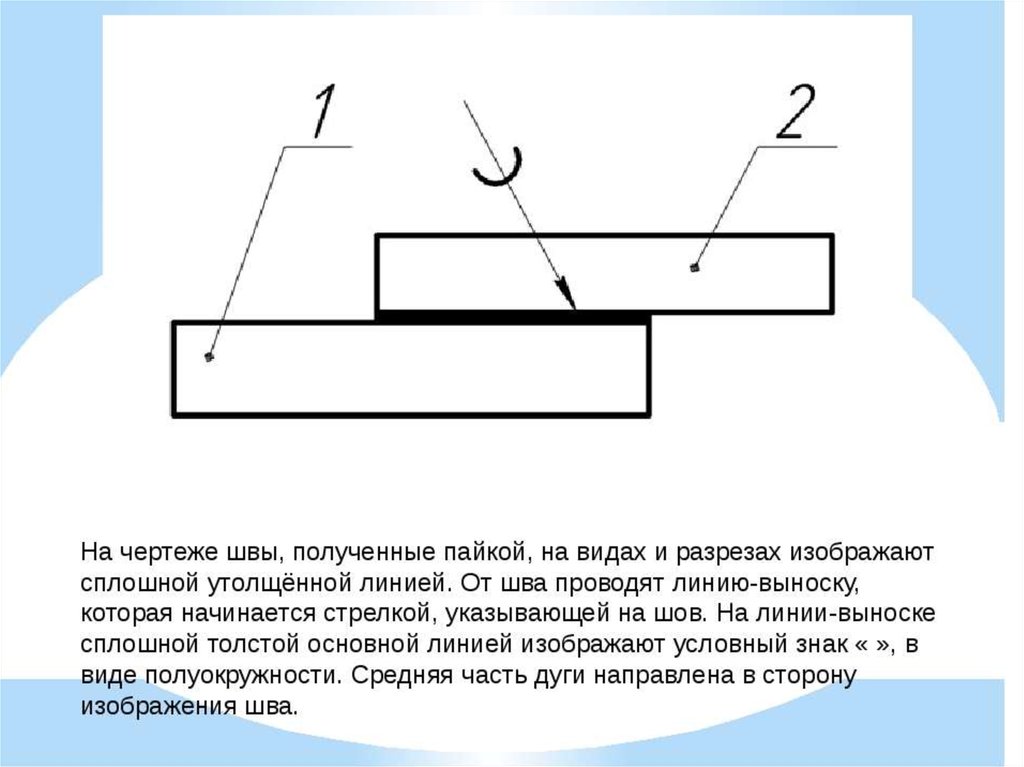 Паяное соединение. Обозначение пайки на чертежах ГОСТ. Паяный шов на чертеже. Паяное соединение на чертеже. Обозначение пайки на чертеже.