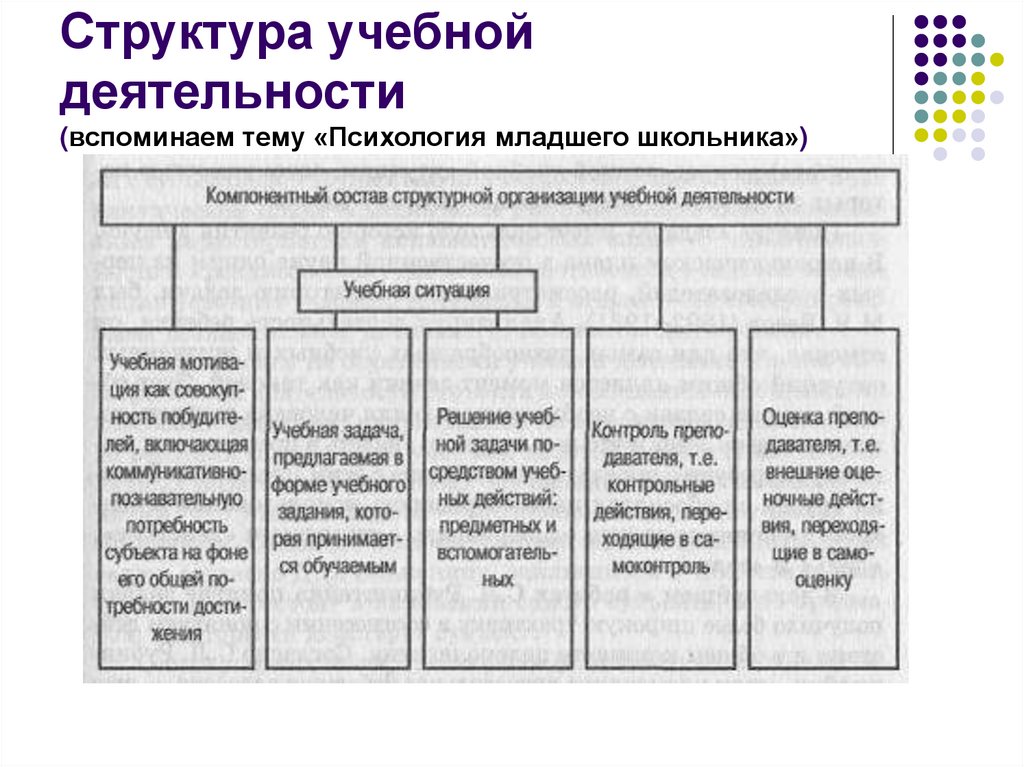 Компоненты структуры