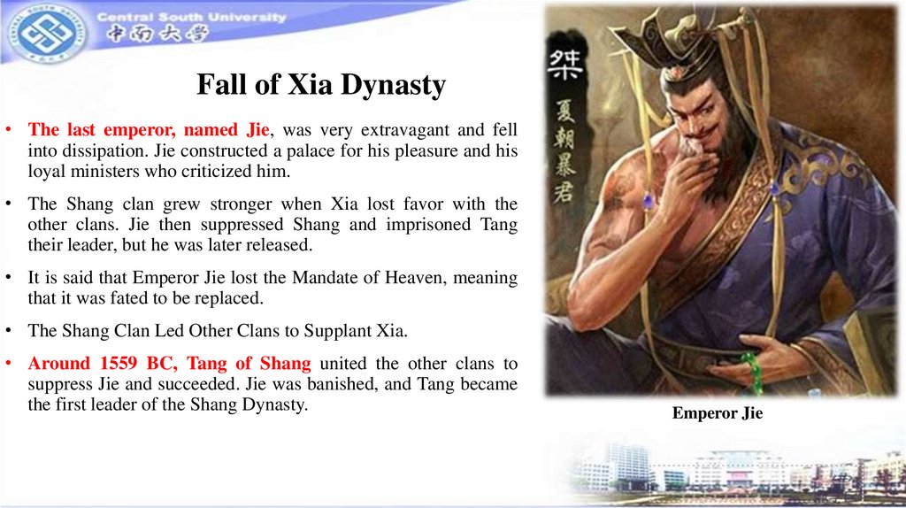 Fall of Xia Dynasty