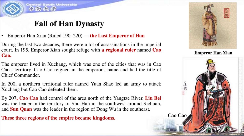 Fall of Han Dynasty