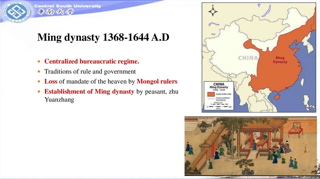 Ming dynasty 1368-1644 A.D