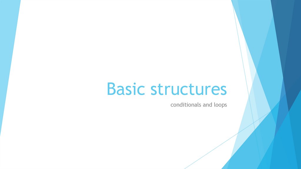 Basic structures