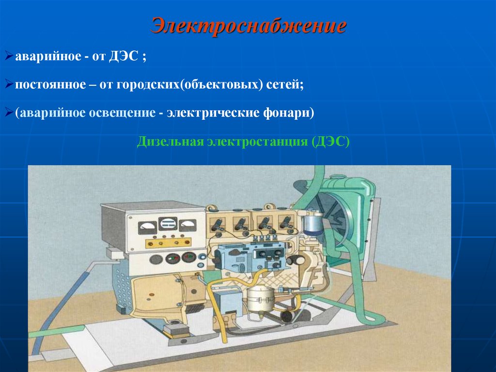 Презентация дизельной электростанции