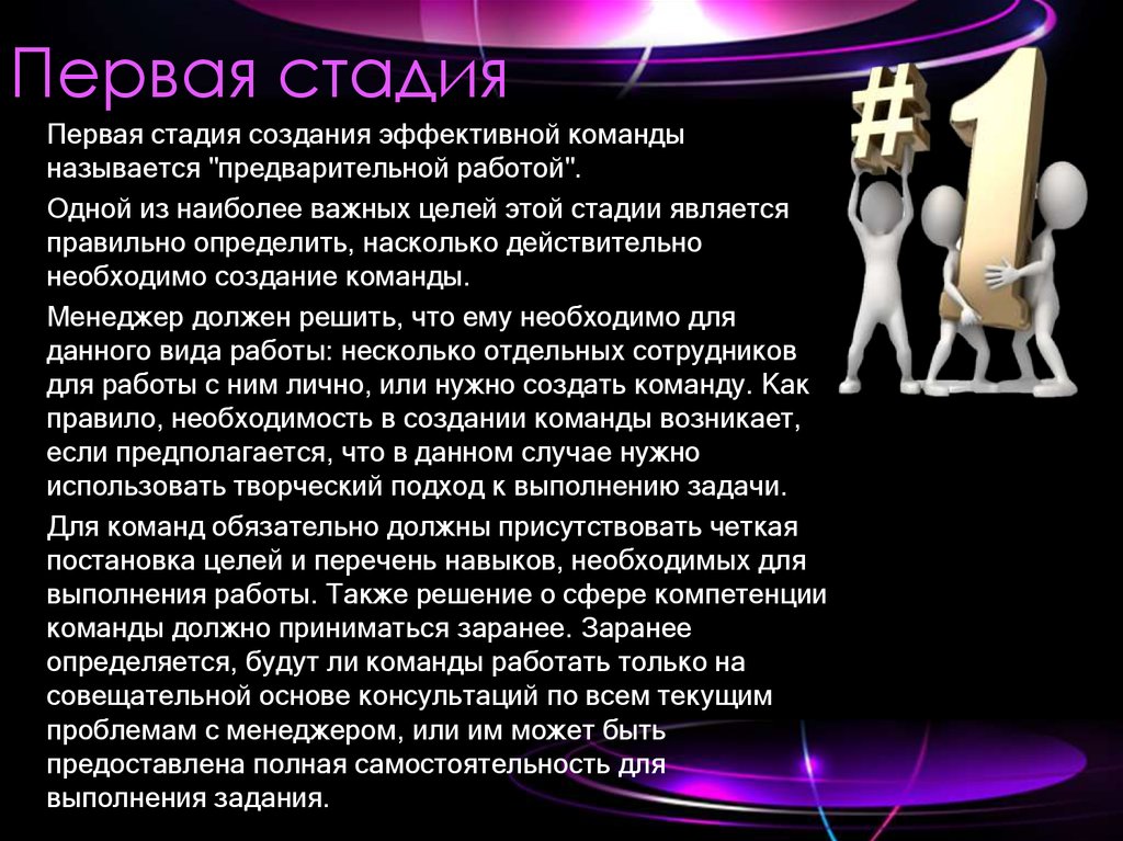 Наиболее важное значение. Стадии развития спортивного коллектива. Цели создания команды. Этапу развития коллектива в спорте. Ранняя стадия разработки игры.