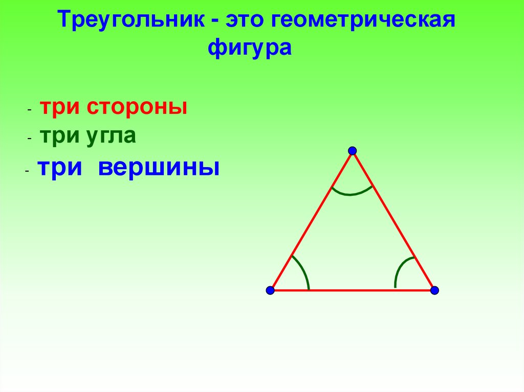 Объясните какая фигура называется треугольником начертите. Треугольник. Геометрический треугольник. Геометрические фигуры треугольник. Стороны вершины и углы треугольника.