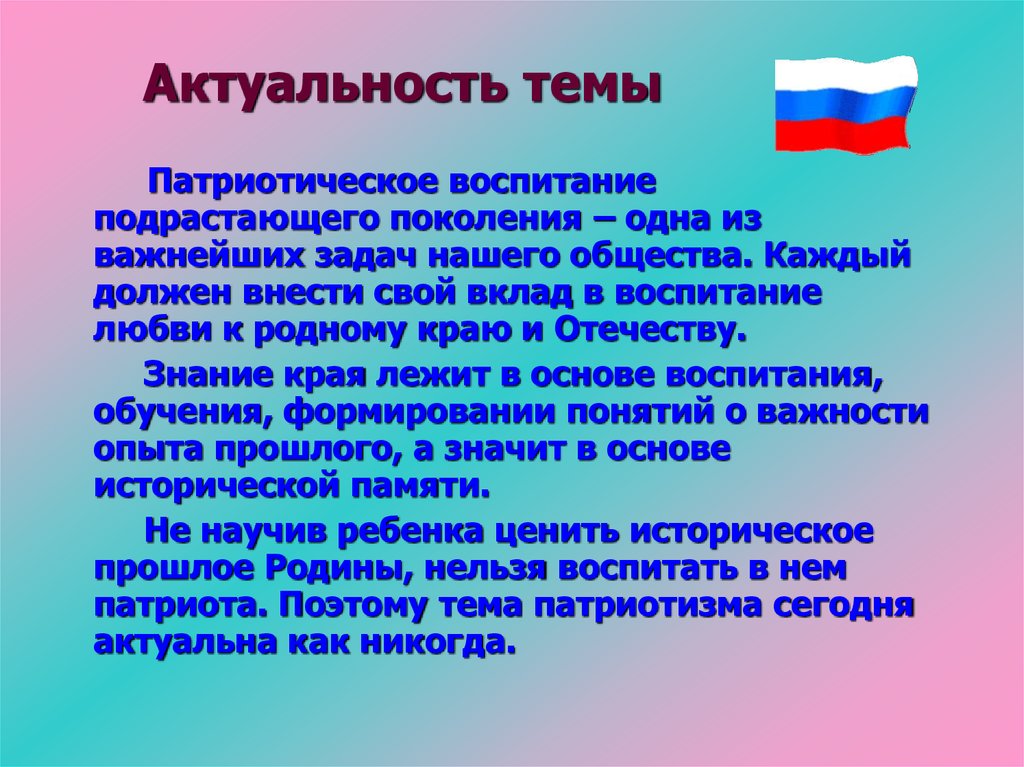 Как красиво оформить актуальность в презентации