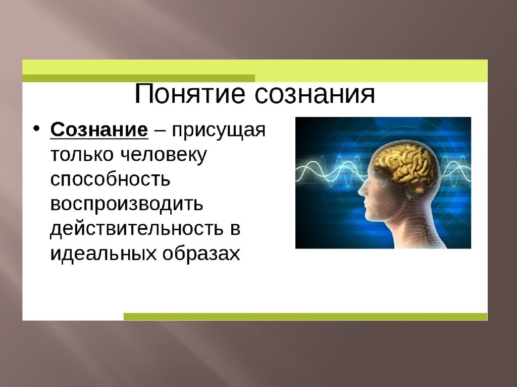 Сознание является результатом деятельности